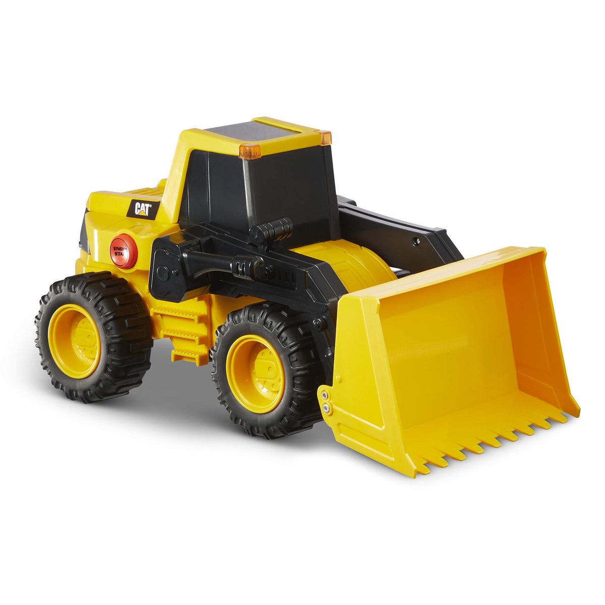 Caterpillar by Funrise 82267 Caterpillar, CAT Power Haulers Wheel Loader Construction Vehicle, Yellow Black, 30 x 16 x 20 cm
