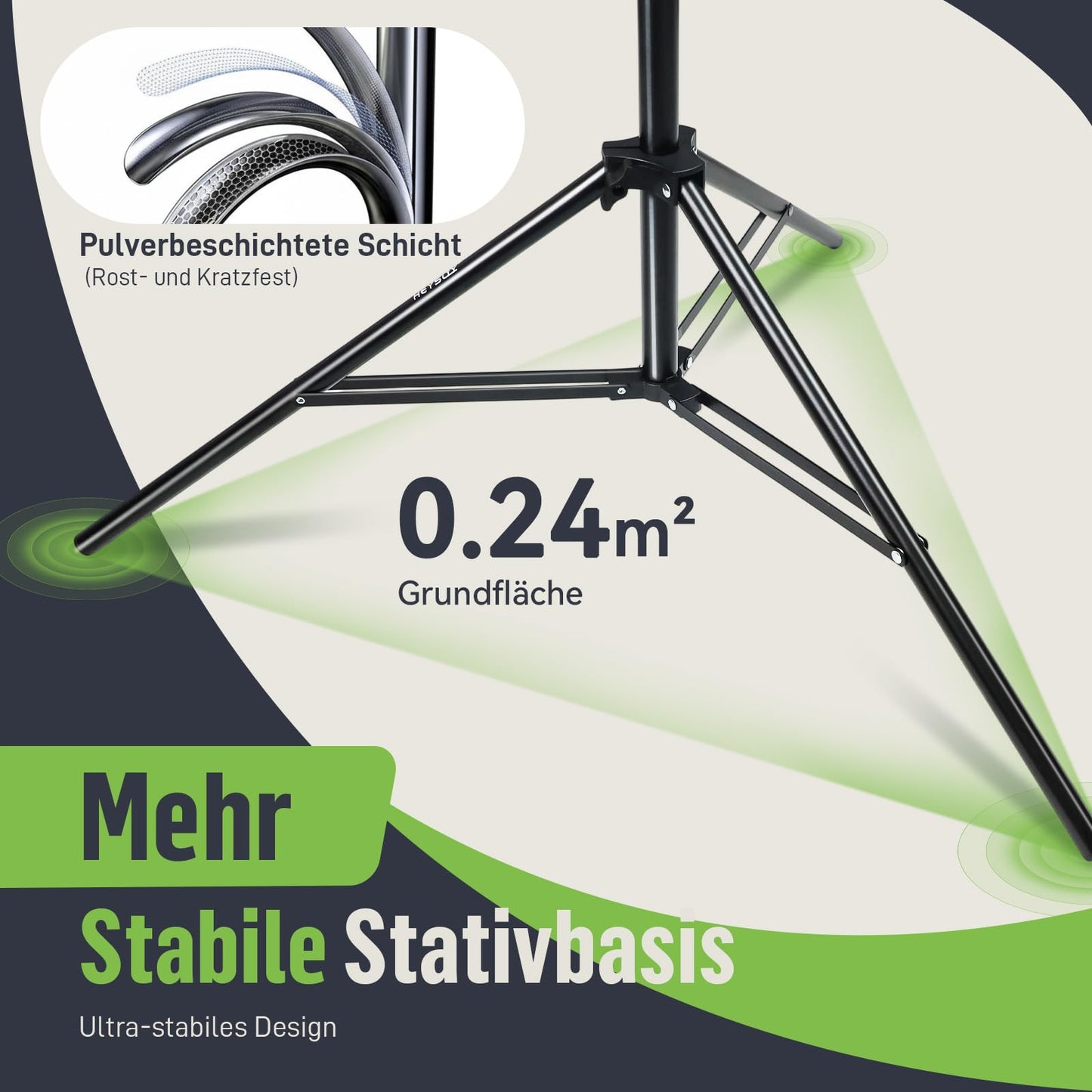 Heysily White Photo Background with Stand 2x2m & 1.5x2m - Photo Background White Fabric Set, Backdrop Stand for Photo Studio, Portrait, Product Shooting & Professional Backdrop Photography - LM-ZJ&LB-001