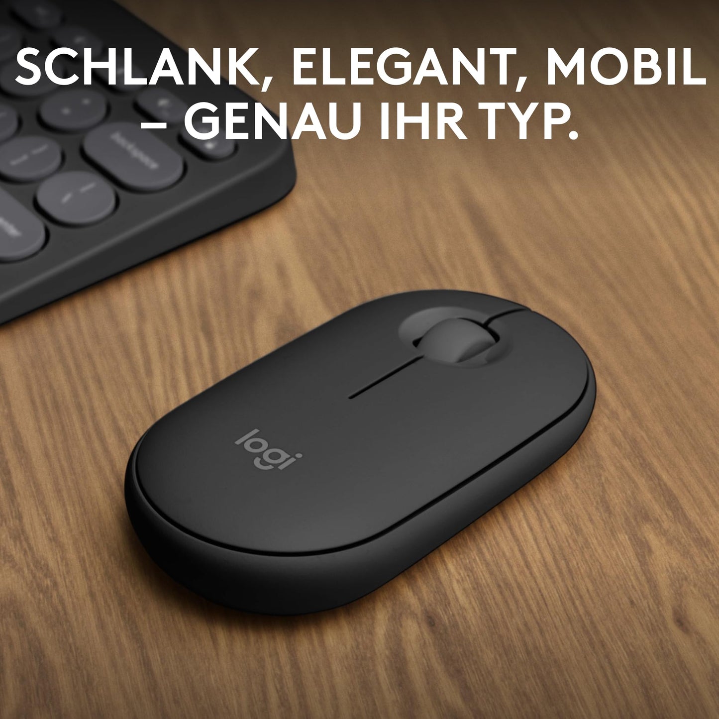Logitech Pebble Mouse 2 M350s Tonal Rose