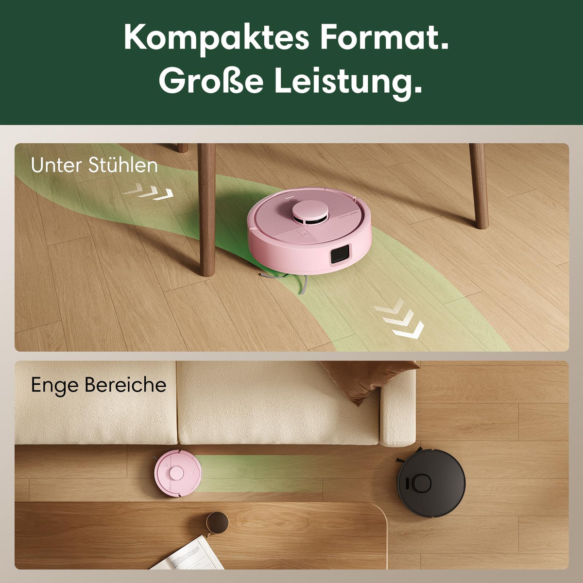 iRobot Roomba Mini aspirator robot cu funcție de ștergere, bază AutoEmpty, LiDAR - F155640