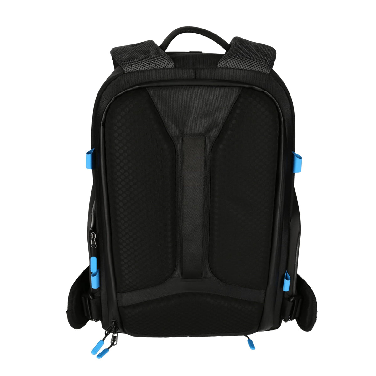 Rollei Fotoliner Ocean Pro: Large camera backpack in black made from 49 recycled PET bottles, suitable for hand luggage, including laptop compartment, movable dividers - 20314