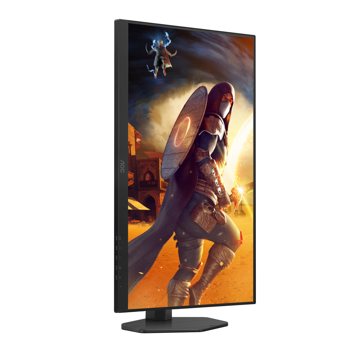 AOC Q27G4ZR Monitor de gaming de 27 inch WQHD, 260Hz, panou Fast IPS, 1ms GtG, HDR400, compatibil G-Sync, ajustare pe înălțime, difuzoare, (2560x1440 HDMI 2X 2.0 DP 1x 1.4) Negru