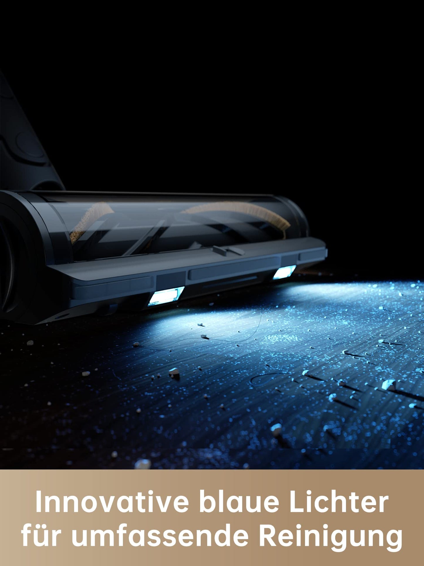 dreame R20 wireless vacuum cleaner, 22,000PA / 190AW Strong suction power, 90min Long running time, dirt detection, LED screen, blue LED light, no tangling, ideal for pet hair, carpets - VTV97A