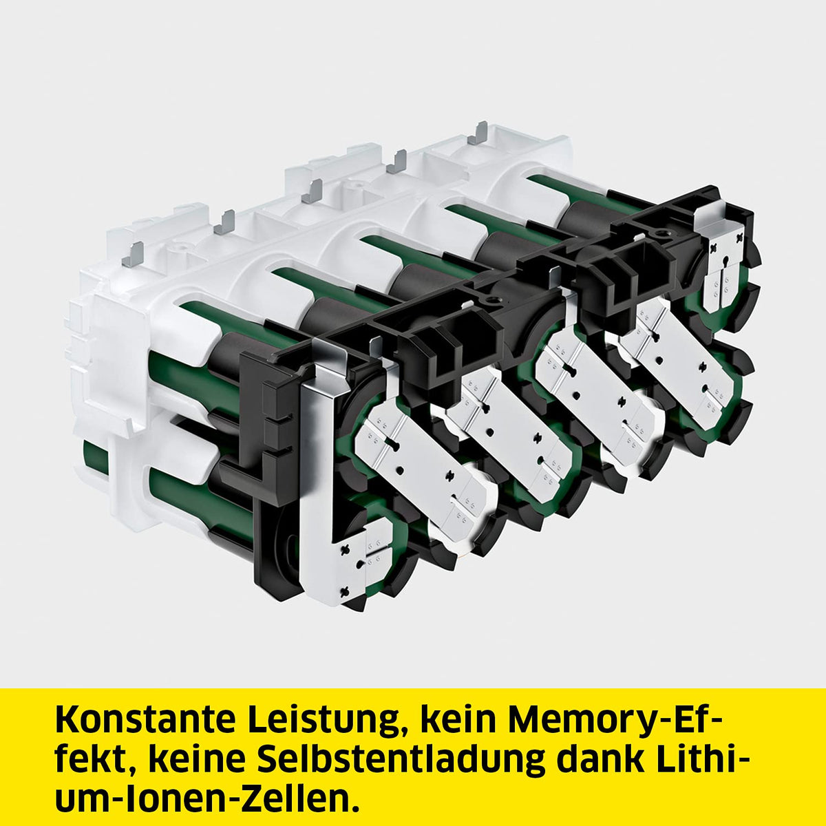 Kärcher 18 V Starter Kit 18/50, 5 Ah Battery with Fast Charger, Lithium-Ion, for Battery Power Platform, Black - 2.445-063.0