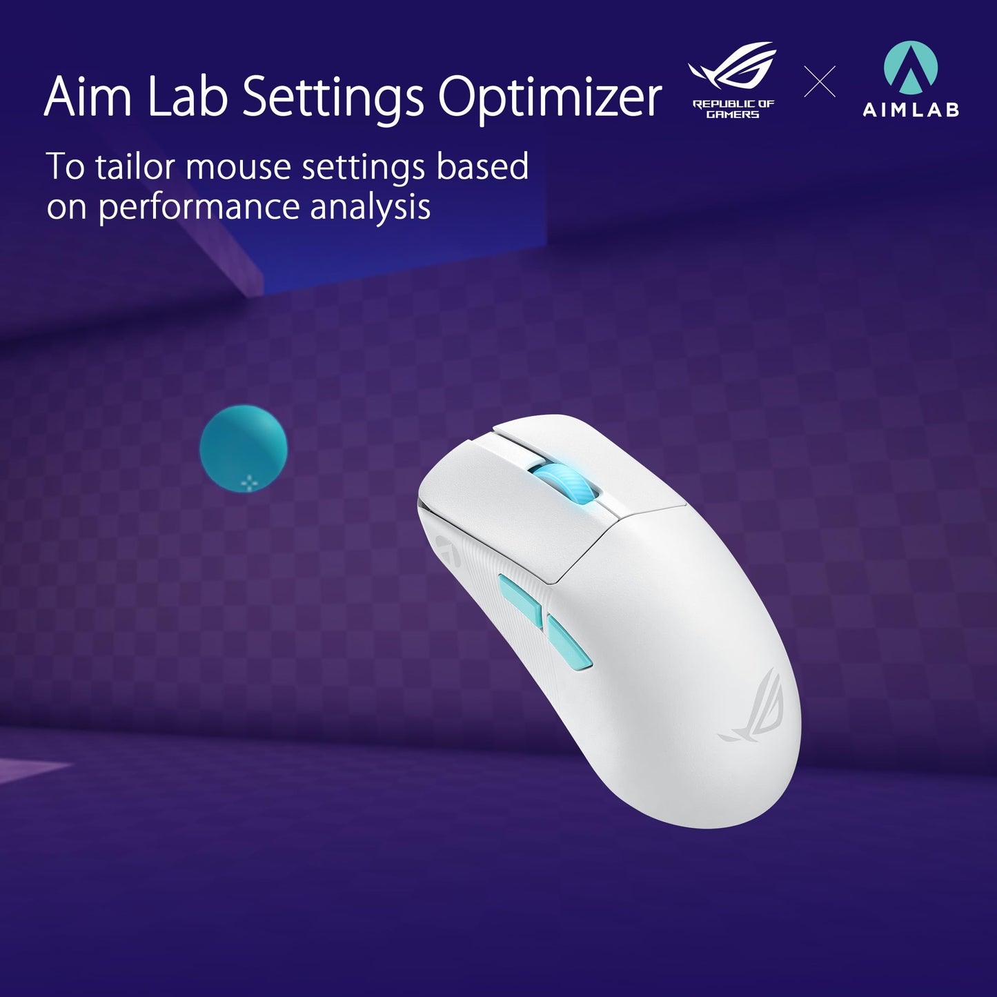 ASUS ROG Harpe Ace Aim Lab Edition White 90MP02W0-BMUA10