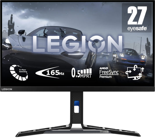 Lenovo Legion Y27-30 | 27" Full HD Gaming Monitor | 1920x1080 | 180Hz | 400 nits | 0.5ms Response Time | HDMI | DisplayPort | AMD FreeSync | black - 66F8GAC3EU