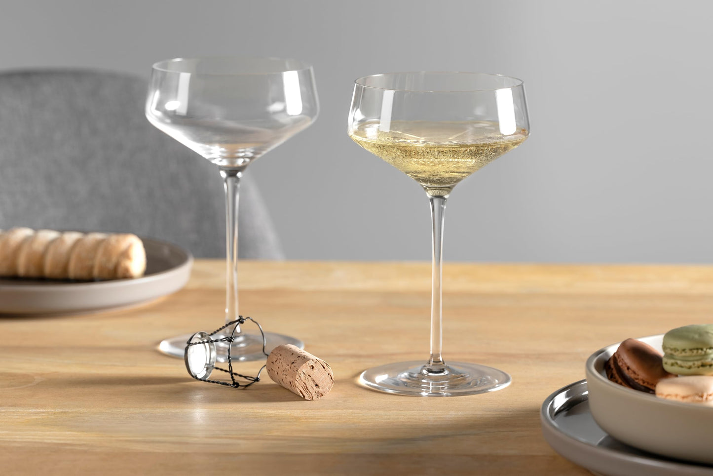 LEONARDO HOME PUCCINI champagne bowl • 6 pieces • Cocktail glass • Champagne glass • Classic shape • Elegant design • Ideal for aperitifs and desserts • Dishwasher safe • 350 ml • 069593