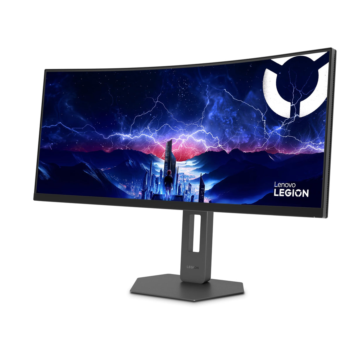 Lenovo Legion 34W-2c | 34" WQHD Gaming Monitor | 3440×1440 | 21:9 | 240 Hz | 0.05ms Response Time | HDMI 2.1 | DisplayPort | 3-Sided Adjustable Panel | AMD FreeSync Premium | Black - 68F6GACBE5
