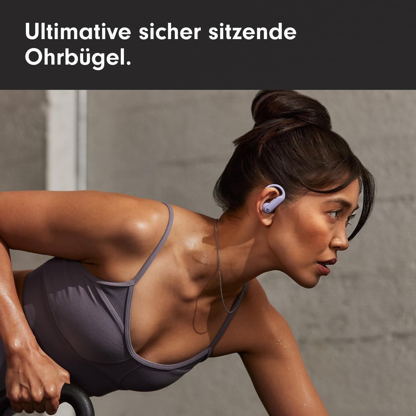 Beats Powerbeats Pro 2 wireless in-ear headphones with Bluetooth - active noise cancellation, heart rate measurement, IPX4, up to 45H with charging case, compatible with Apple & Android - Hyperviolet - MX753ZM/A