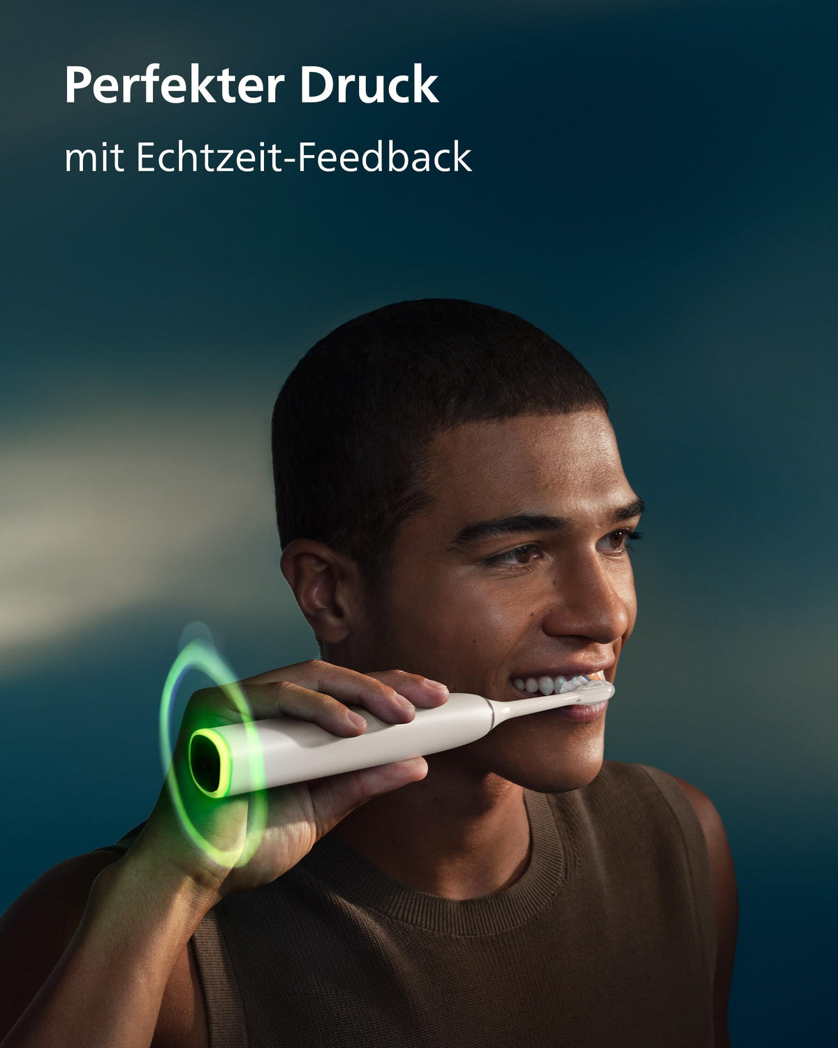 Philips Sonicare Next-Generation DiamondClean 8500 electric toothbrush - featuring smart pressure control and 18 settings, Powder White, HX8515/11
