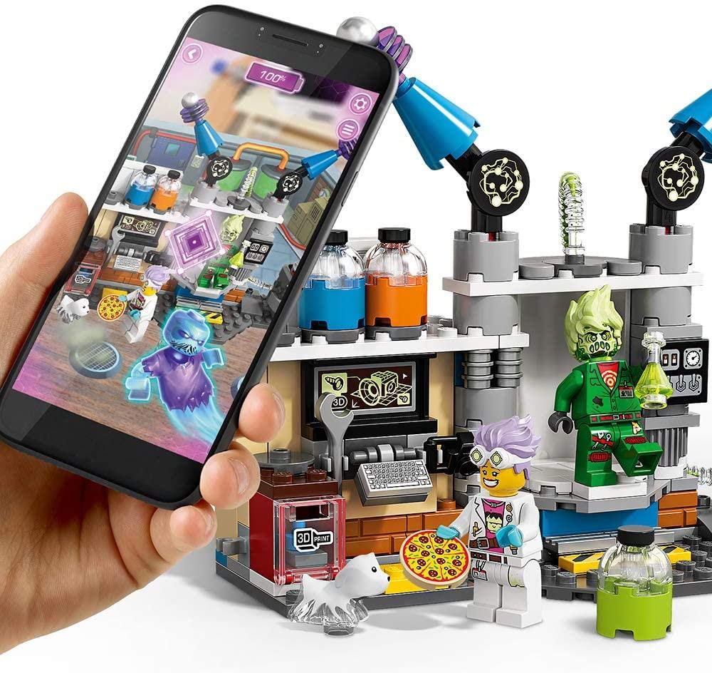 LEGO Hidden Side 70418 J.B.'s Ghost Lab, toy for children with augmented reality functions