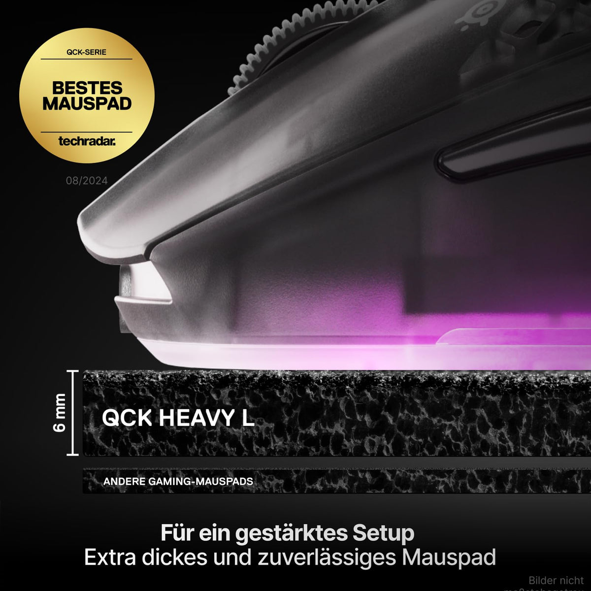 SteelSeries QcK heavy mousepad negru - 63008