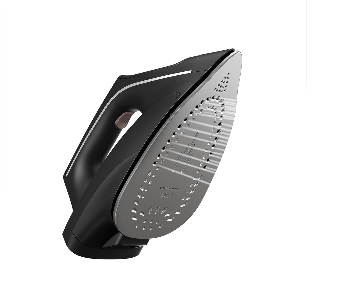 Rowenta VR5120 Easy Steam Stație de călcat cu aburi, 2400 Watt, 110 g/min. abur variabil, 210 g/min. jet de abur suplimentar, încălzire rapidă, rezervor de apă de 1,4 L, sistem anticalcar, mod Eco, Canelă/Negru