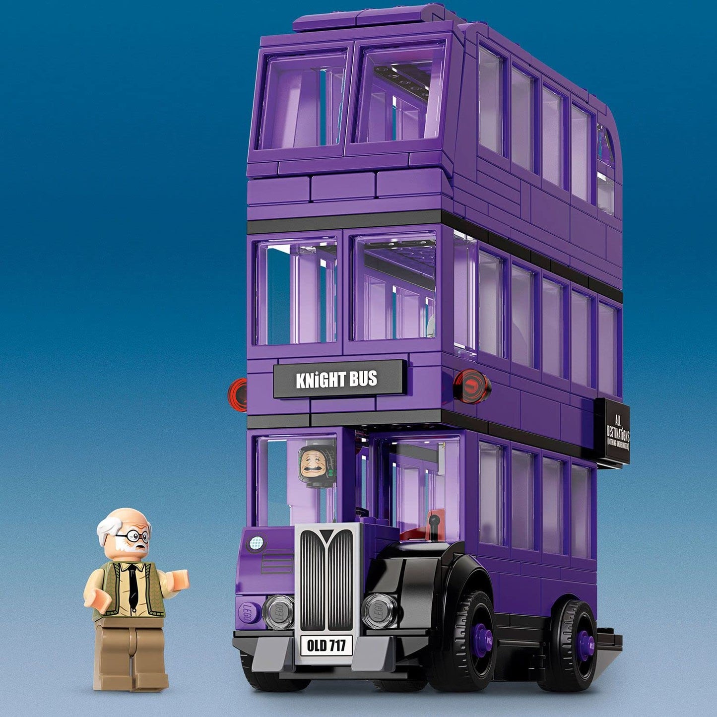 LEGO 75957 Harry Potter The Knight Bus Toy, Triple Decker Bus, Collector's Set with Minifigures