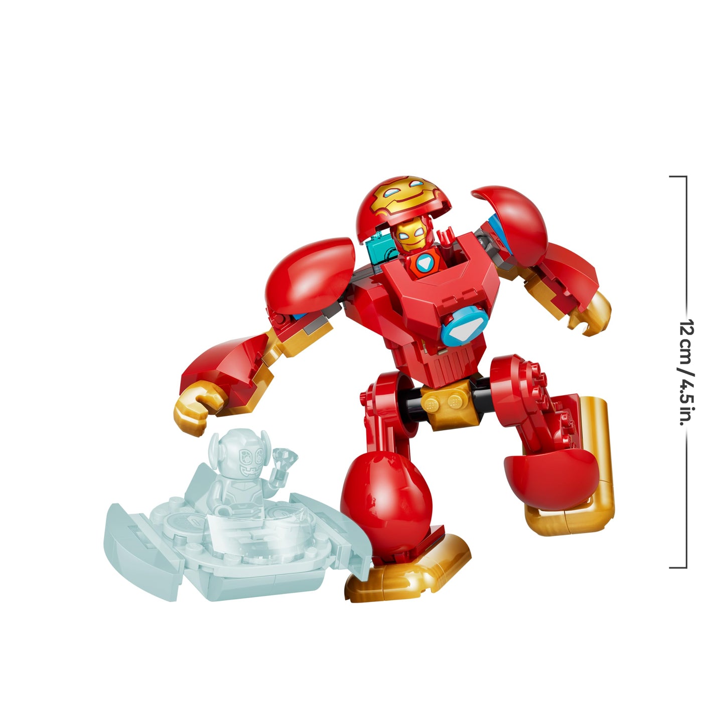 LEGO ǀ Marvel Iron Man and his fantastic friends Ultron vs. Iron Man - superhero toy with mech action figure & 2 minifigures - gift for boys aged 4 and up & fans of the series - 11209