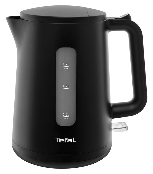 Tefal KO2008 Kettle Principio Select | 2400 Watts | 1.7L Water Tank | Automatic On/Off Switch | Anti-Scale Filter | Matte Black