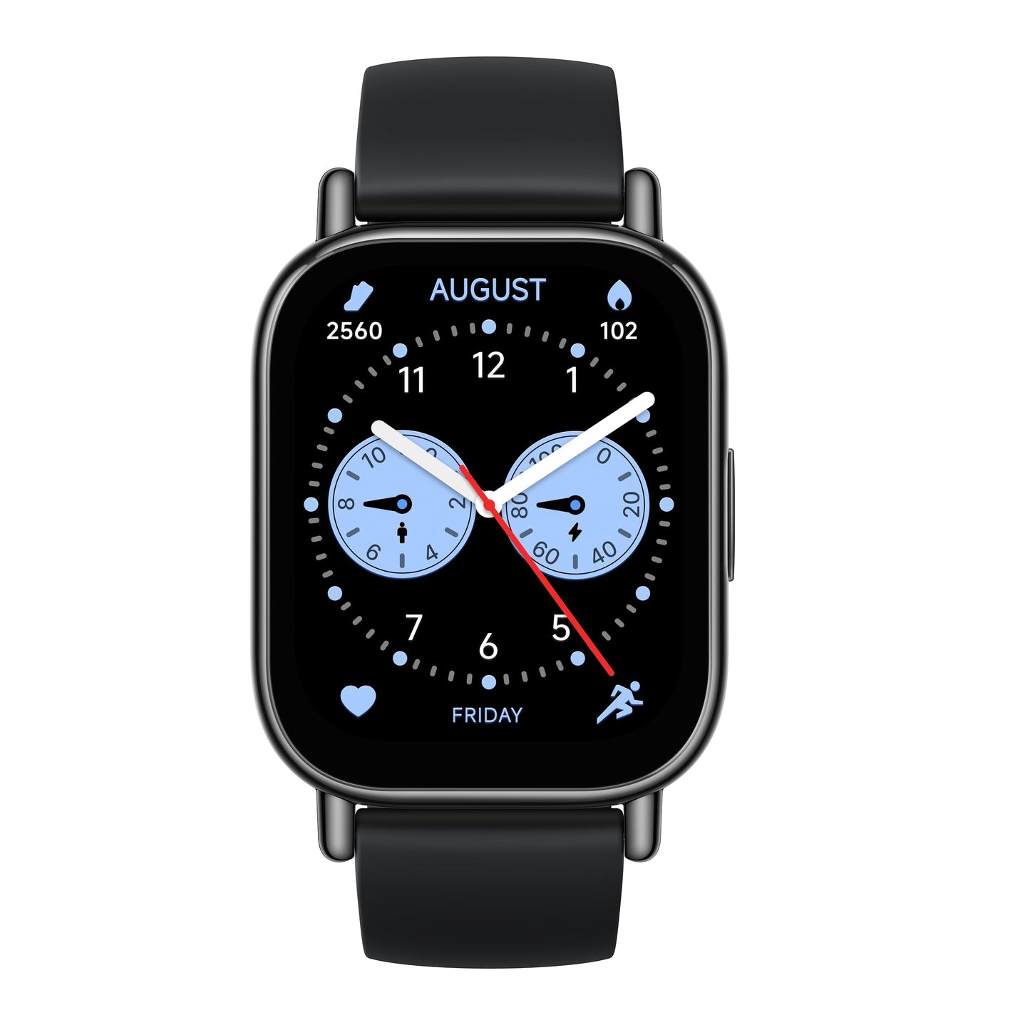 Redmi Watch 5 Lite Smartwatch, 1.96" AMOLED display, 18 days battery, 150+ sports modes, integrated GPS, heart rate and SPO₂ tracking, 5ATM waterproof, always-on display, Bluetooth calls, black