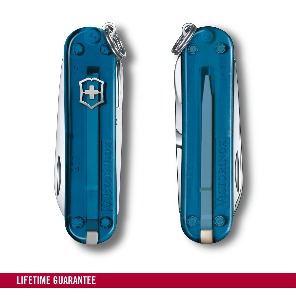 Victorinox Swiss Army Knife Classic SD Multitool, 7 Functions, Red - 0.6223.T61G