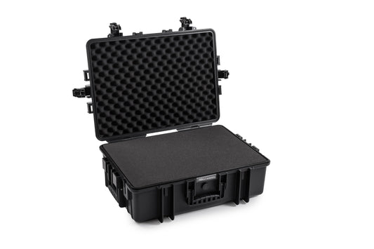 B&W International multi-purpose case Outdoor 6500 (PP.510) black - with cube foam - waterproof (IP67), dustproof, impact-resistant, extremely robust - 6500/B/SI