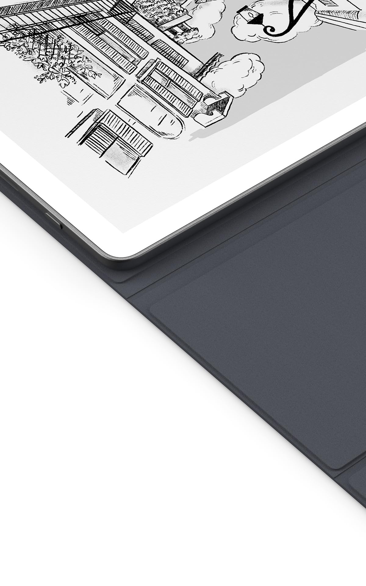 New Amazon Kindle Scribe Flip Case with Magnetic Attachment, Practical Protective Cover - Premium Leather - 53-101635