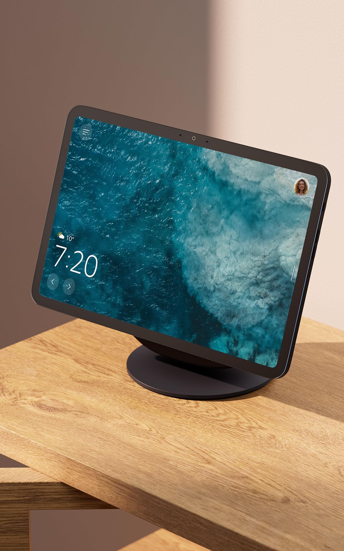 Adjustable Stand from Amazon | For Amazon Echo Show 8 and 11 (2025, sold separately) | White - 53-100686