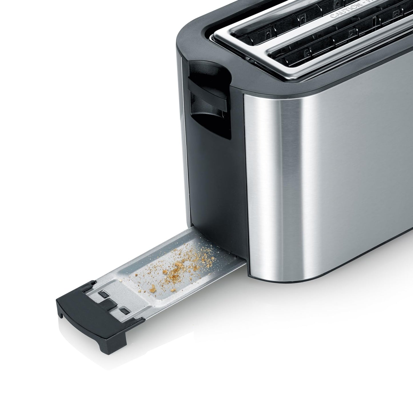 SEVERIN high-quality, high-quality  toaster 1,400 W power, brushed stainless steel/black