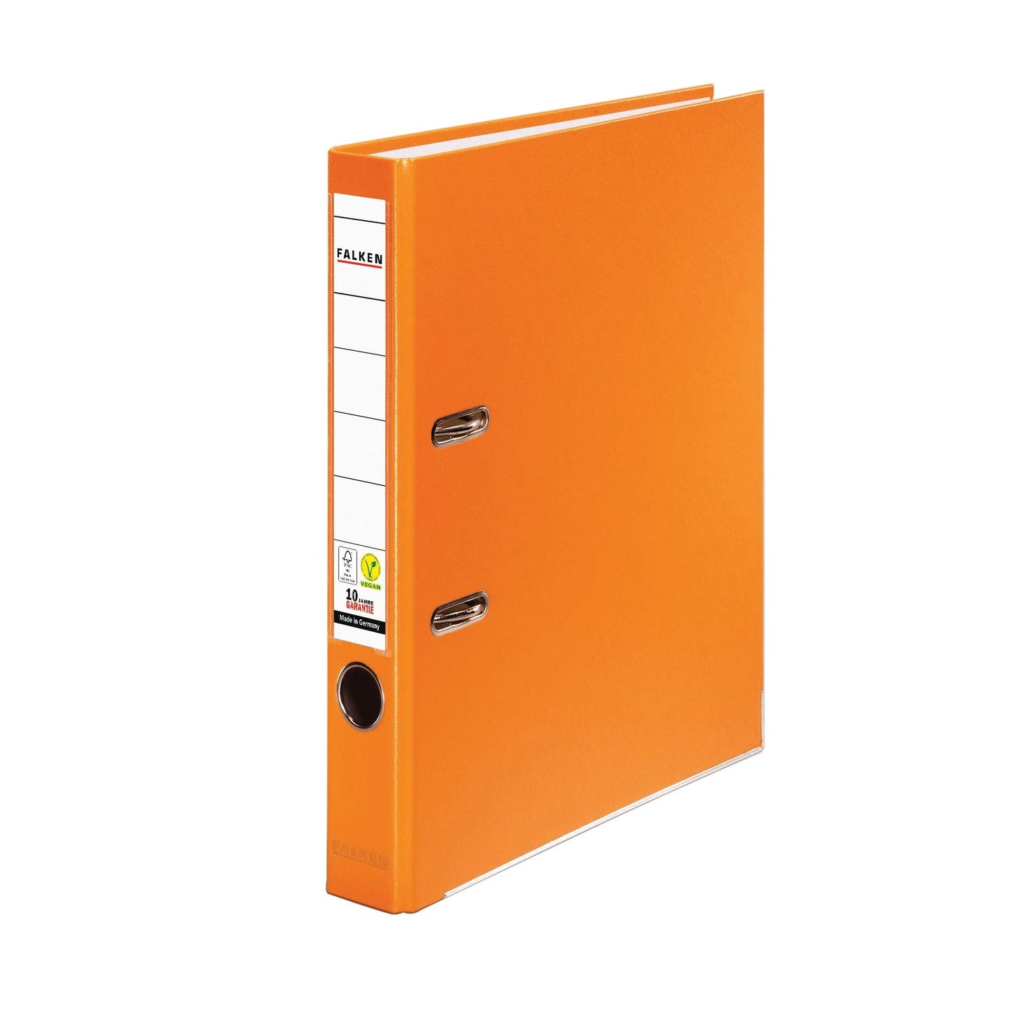FALKEN 5x PP-Color plastic folder 5 cm narrow DIN A4 orange - 15047982