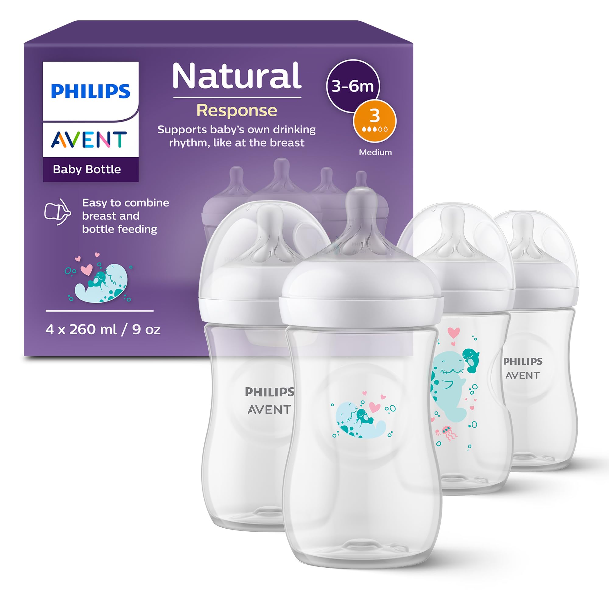 Philips AVENT Natural Response gift set for babies: 4 Natural Response baby