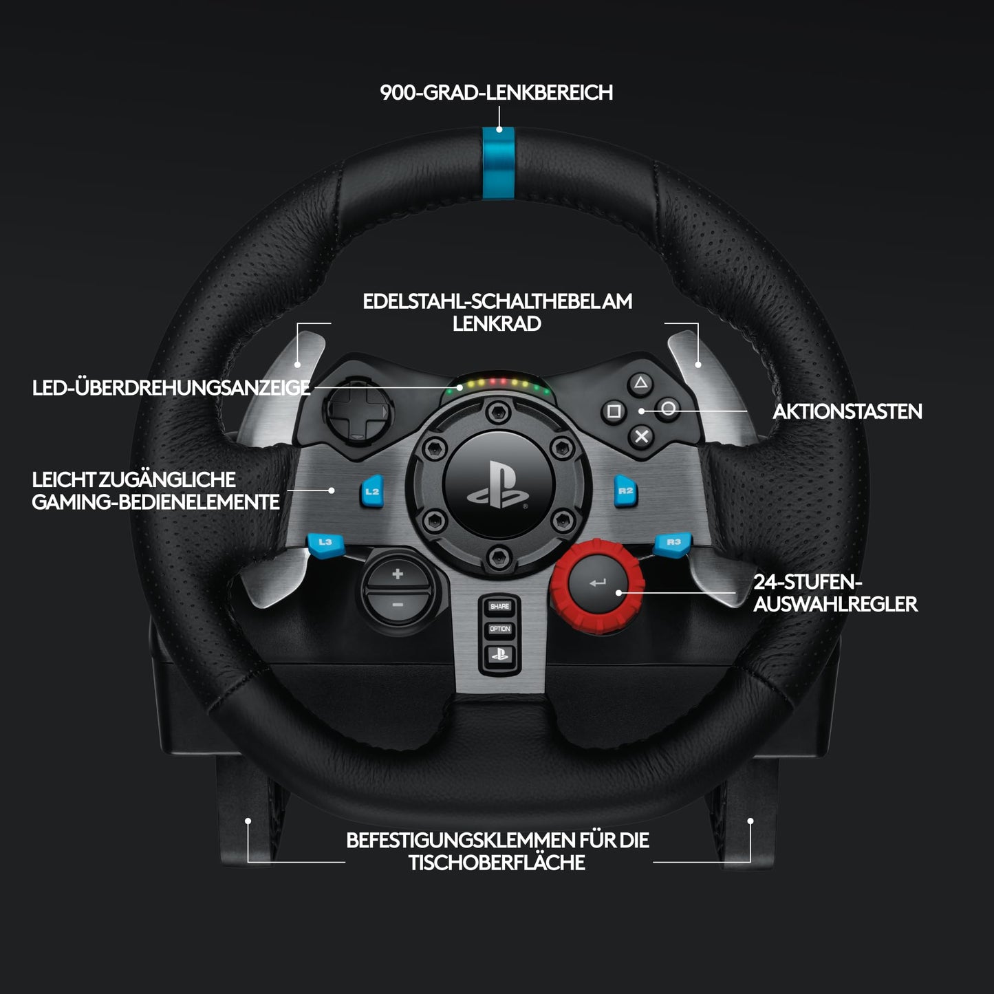 Logitech G G920 Driving Force Gaming Racing Wheel, Dual Motor Force Feedback+A10 Gaming Headset Gen 2 Wired Headset for Xbox Series XS, Xbox One, PC - Black - 941-000112
