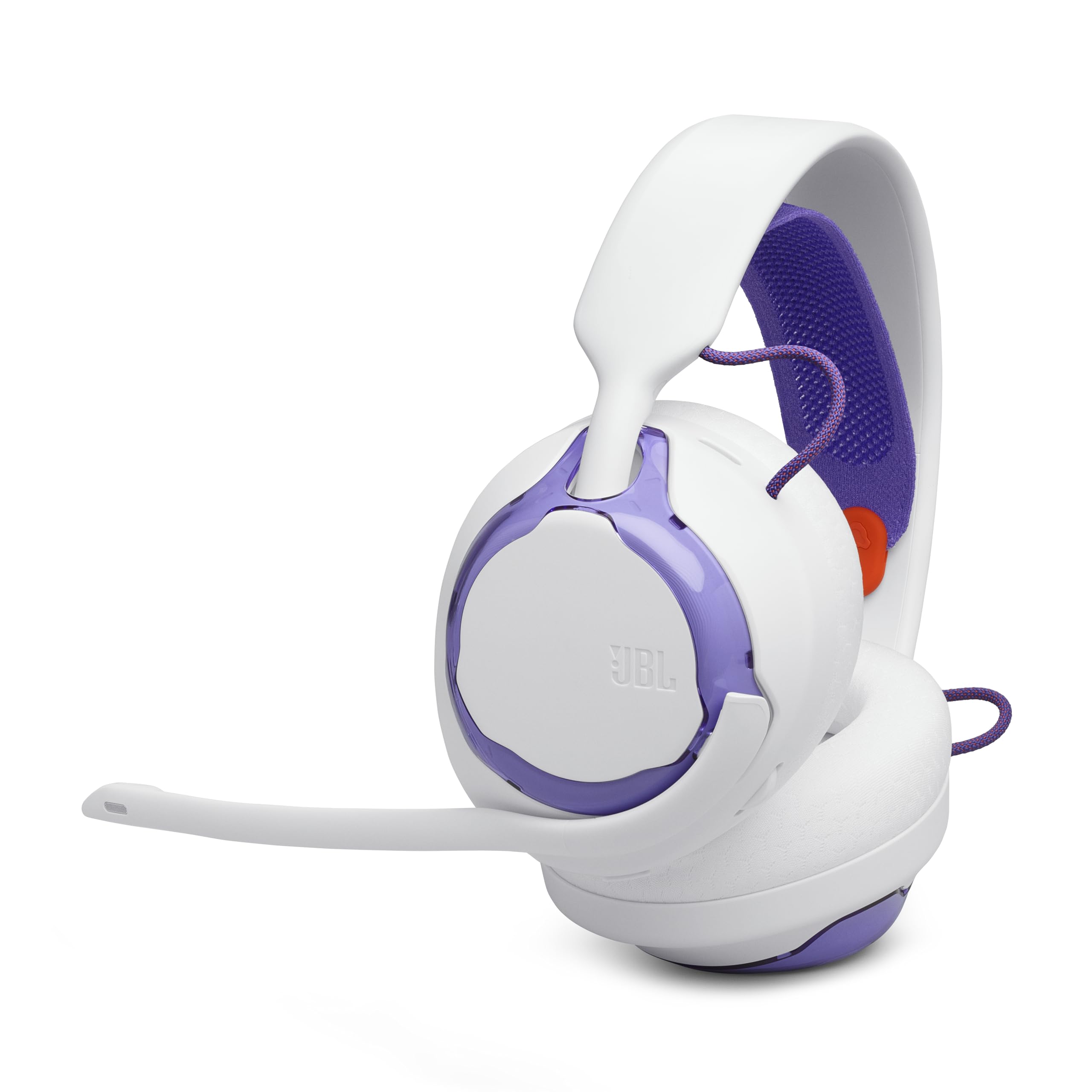 JBL Quantum 250 Wired Over-Ear Gaming Headphones, JBL Quantum Spatial Sound, Noise Canceling Microphone, 3.5mm Cable, Compatible with Apple/PC/Xbox/PlayStation/Nintendo Switch, White - JBLQTUM250WHT