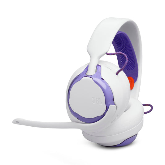 JBL Quantum 250 Wired Over-Ear Gaming Headphones, JBL Quantum Spatial Sound, Noise Canceling Microphone, 3.5mm Cable, Compatible with Apple/PC/Xbox/PlayStation/Nintendo Switch, White - JBLQTUM250WHT