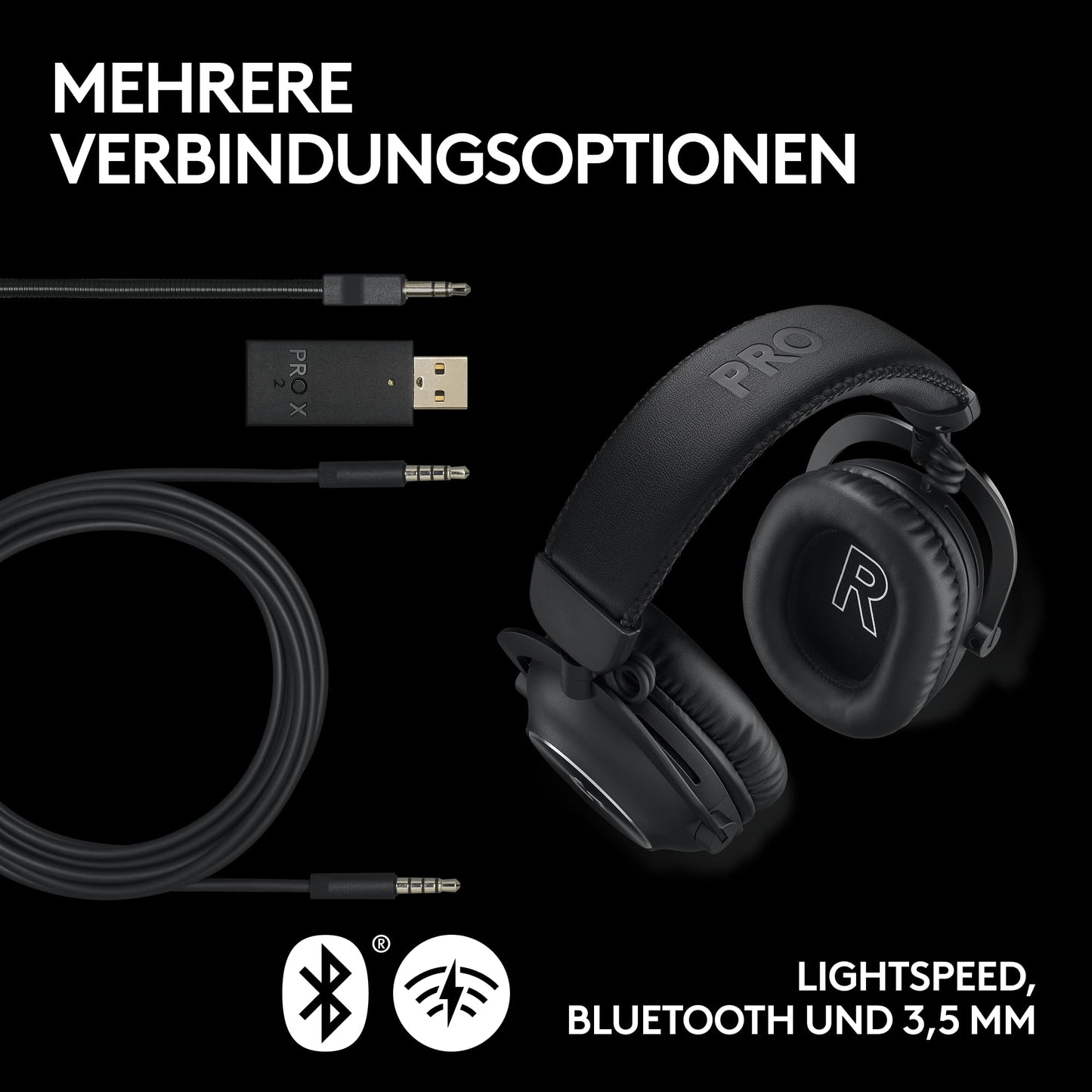 Logitech G PRO X SUPERLIGHT 2 LIGHTSPEED Wireless Gaming Mouse, USB-C Charging, PC & Mac + PRO - 910-006630