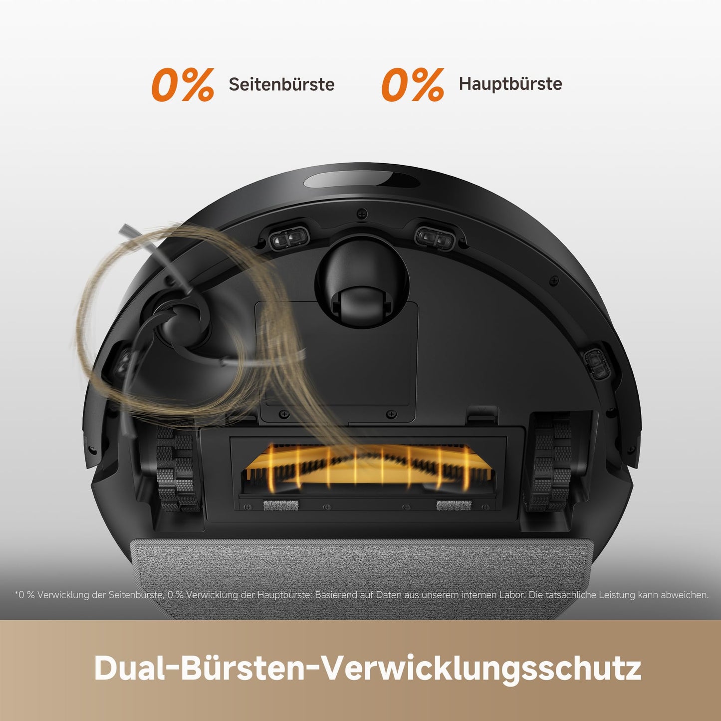 dreame D20 Air Plus robot vacuum and mop with 20,000 Pa suction power, tangle protection, self-draining dock, deep carpet cleaning and smart navigation. - RLF41GD