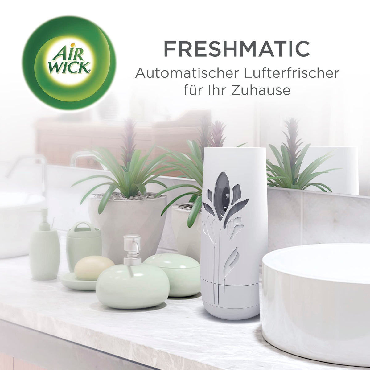 Air Wick Freshmatic Max - Refill Set - Automatic Air Spray - Room Fragrance Fresh Laundry - 6 x 250 ml Refills - 3254651