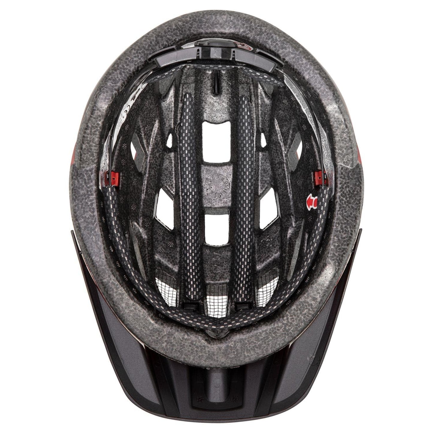 uvex i-vo cc bicycle helmet, red-black matt, 52-57 cm - S413423