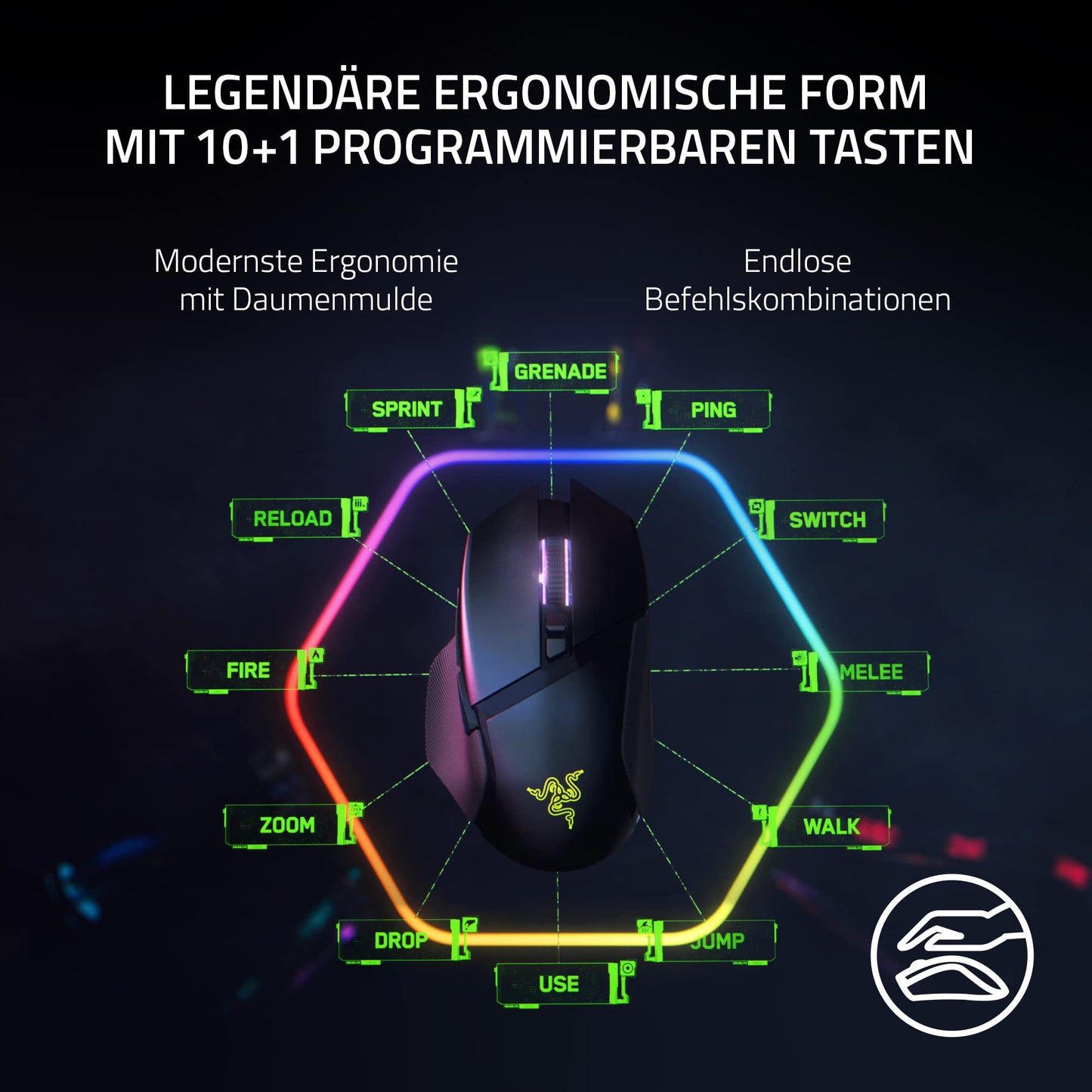 Razer Basilisk V3 Pro - RZ01-04620100-R3G1