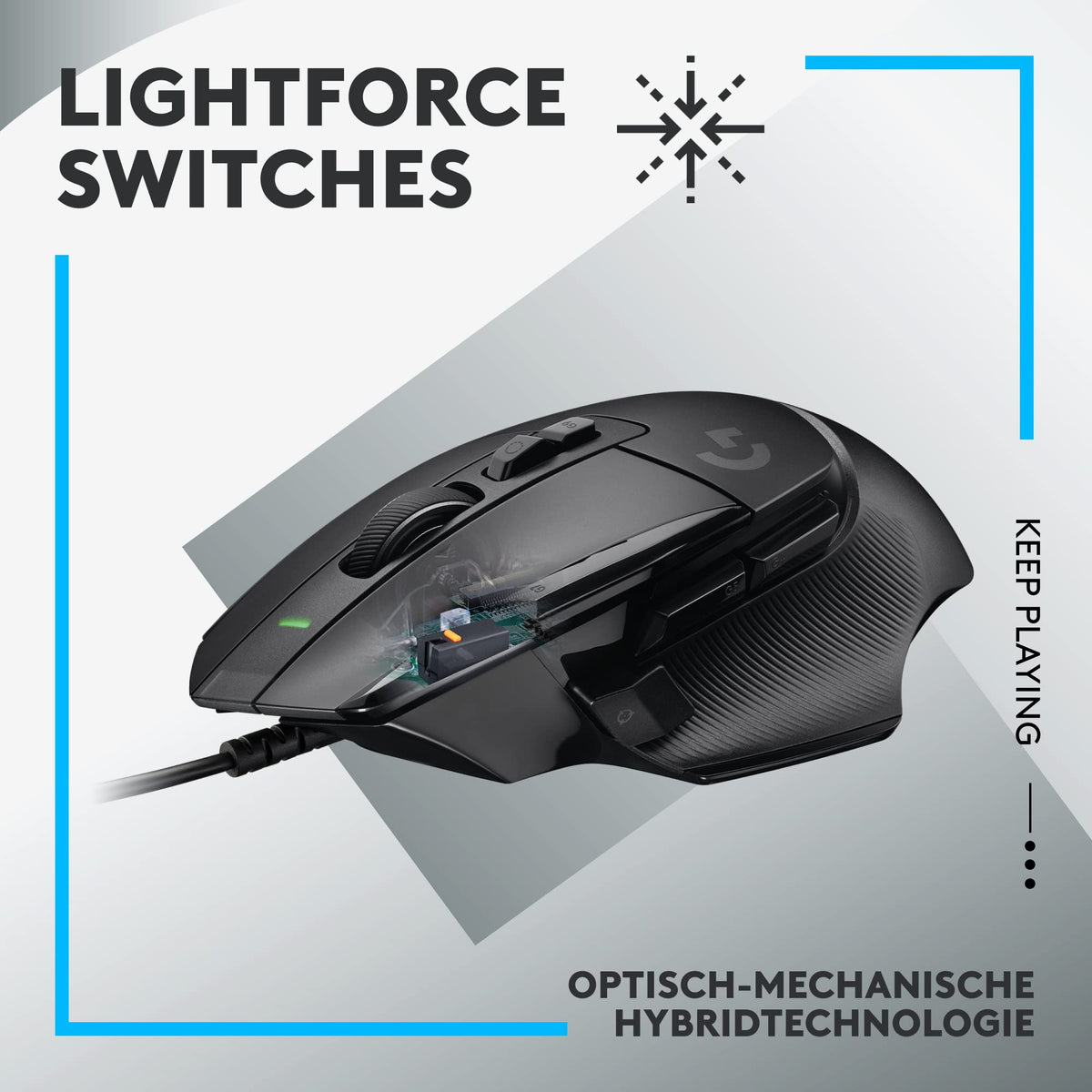 Logitech G G502 X Wired Gaming Mouse - 910-006139