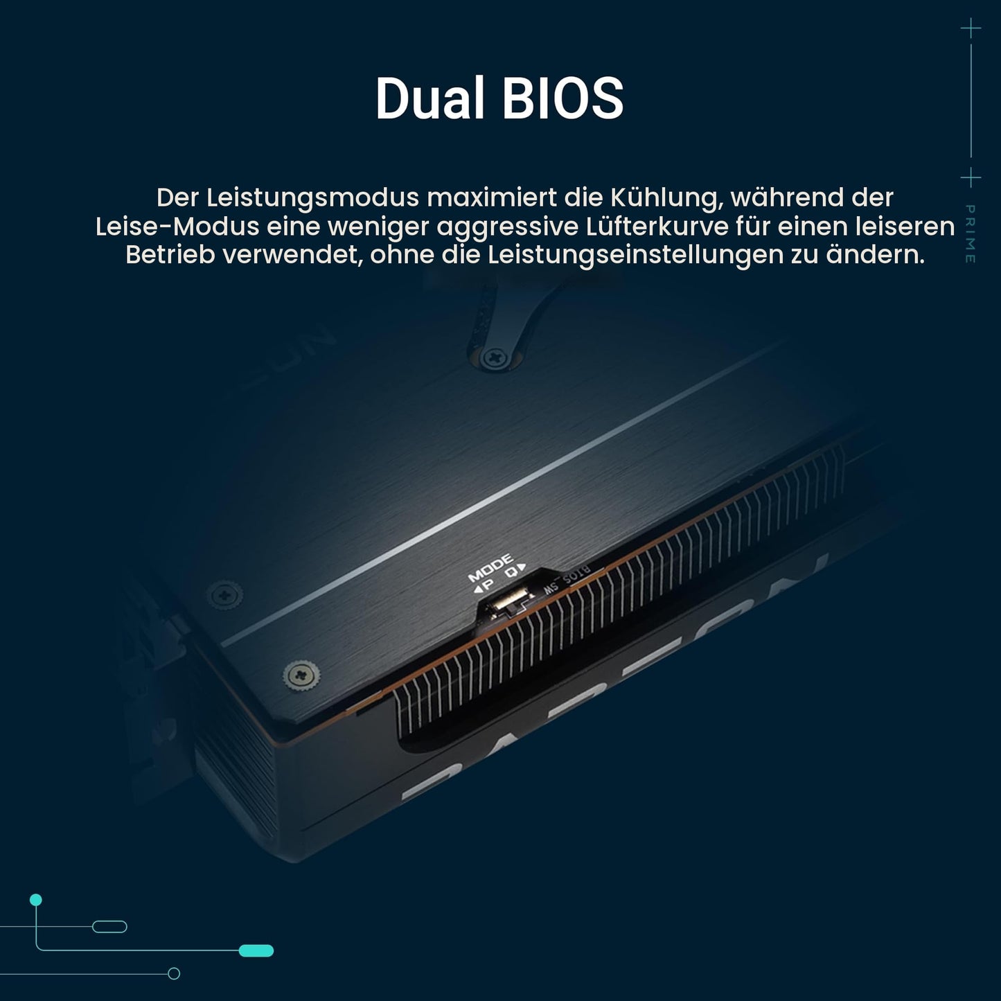 ASUS Prime Radeon RX 9070 XT OC Edition 16GB GDDR6 gaming graphics card (AMD Radeon RX9070XT, PCIe 5.0, 1x HDMI 2.1b, 3X DisplayPort 2.1a, 2.5-slot design, PRIME-RX9070XT-O16G)