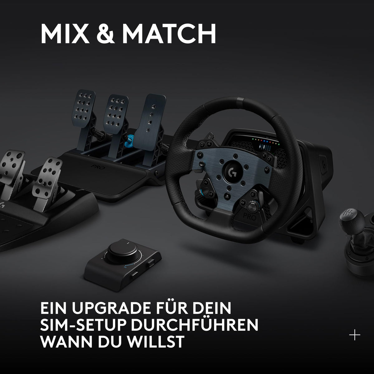 Logitech G G29 Racing Wheel and Floor Pedals for PS5, PS4, PC, Mac + Racing Adapter for PRO Racing Wheel, Pedals, Driving Force Shifter, RS Shifter & Handbrake - Black - 941-000112