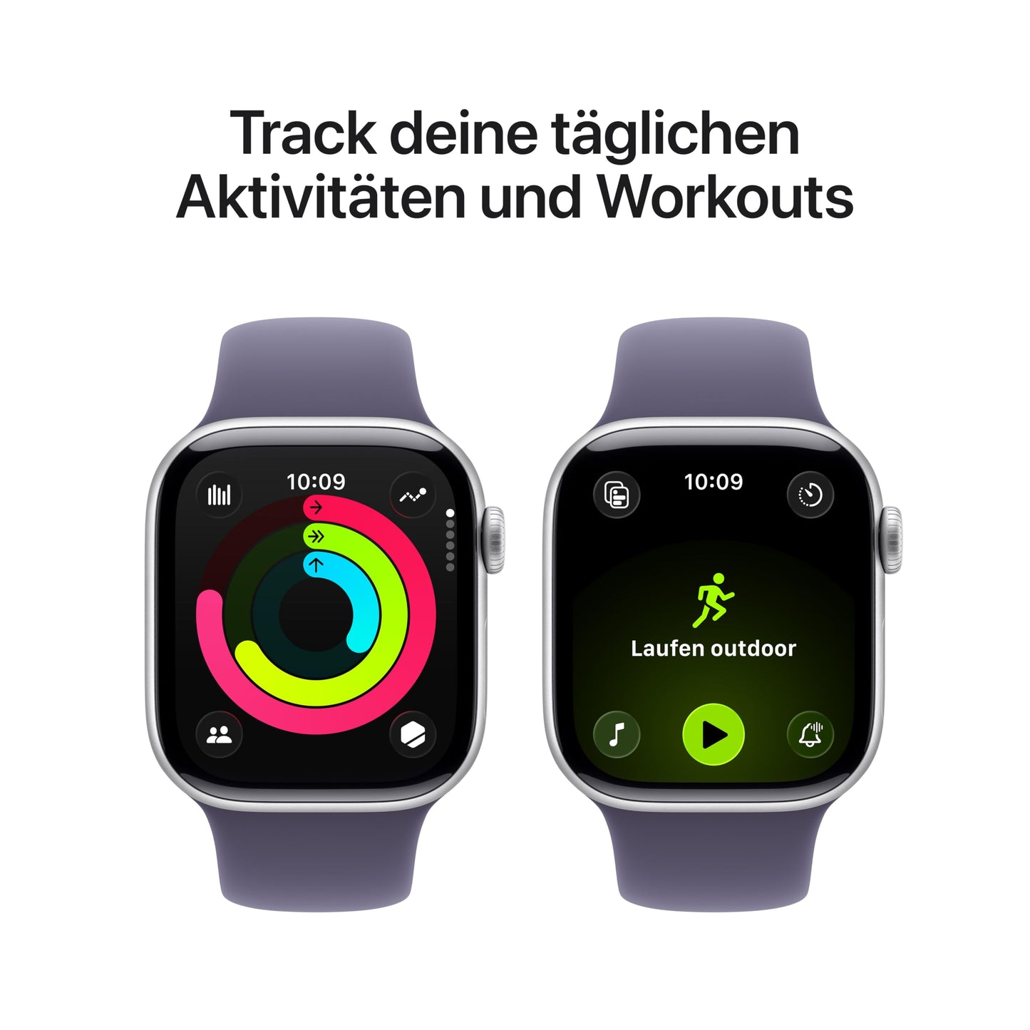 Apple Watch Series 11 GPS 42mm Silver/Purple Fog (MEU64ZR/A)