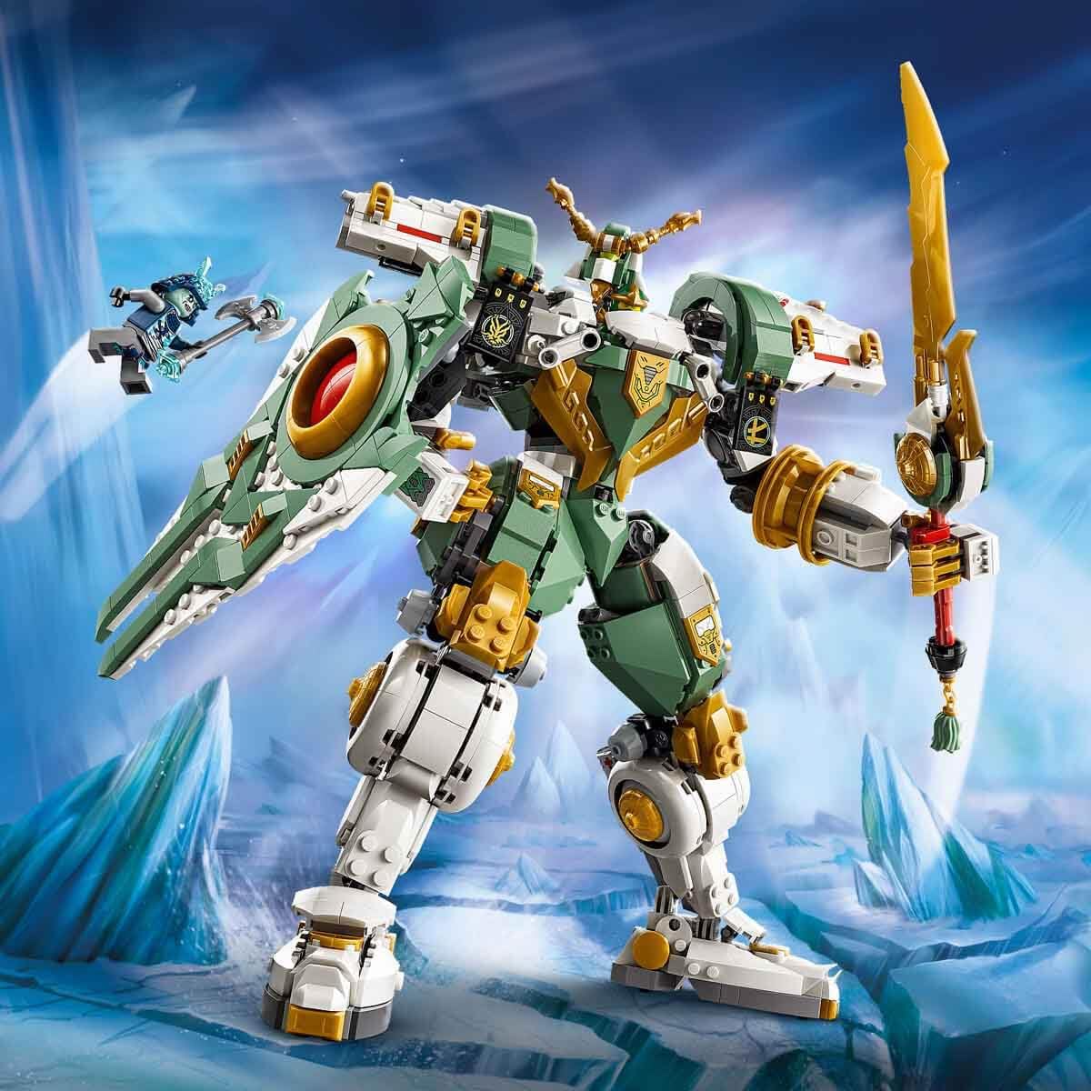 LEGO NINJAGO 15th Anniversary: Lloyd's Titan Mech - Ninja action toy with collectible minifigure, shield and sword - nostalgic gift for boys aged 14 and over and adult fans - 71860