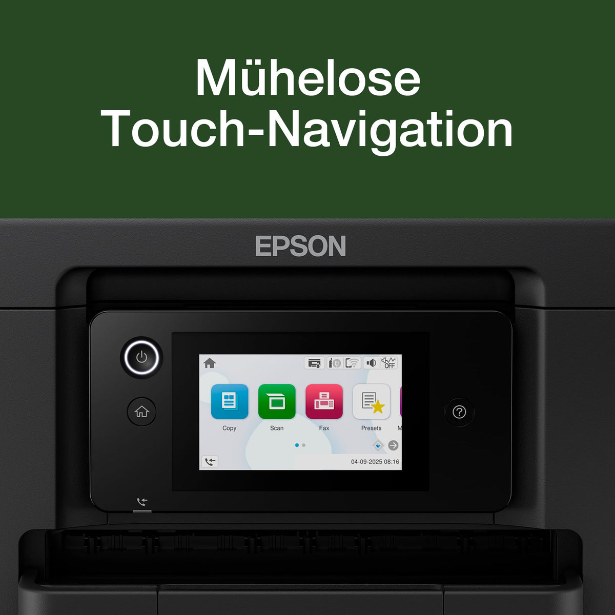 Epson Workforce Pro WF-4920 Inkjet Printer | SOHO Use | WiFi and Ethernet | A4 | Print, Copy, Scan, Fax | 10.9 cm Touchscreen | Automatic 35-Sheet Document Feeder