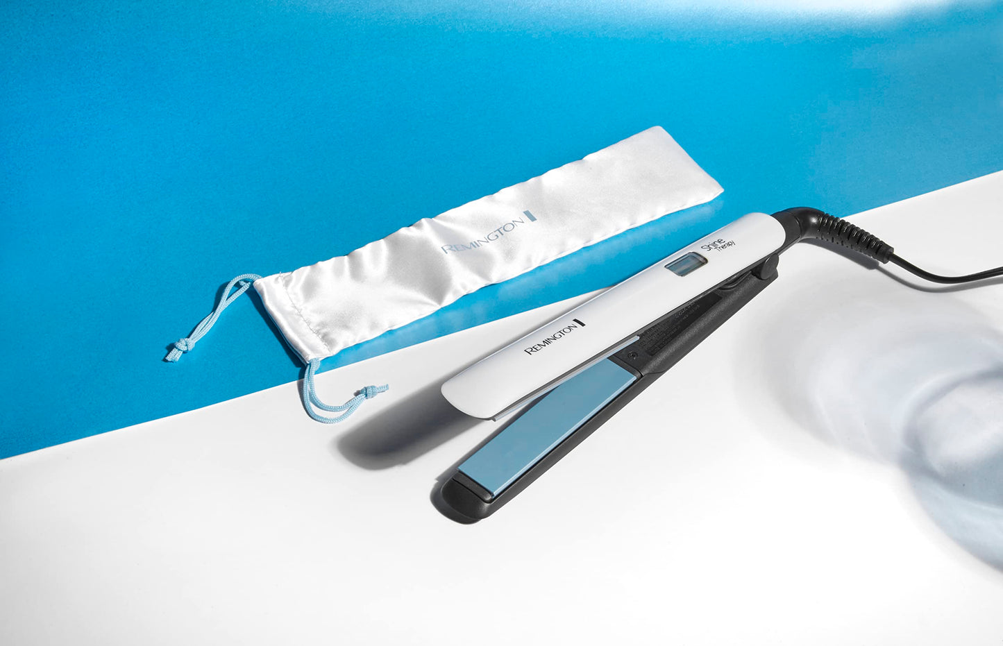 Remington Shine Therapy straightener (high-quality ceramic coating enriched with micro-active ingredients for more shine - Moroccan argan oil & vitamin E) LCD display, 150-230°C, hair straightener S8500 - 45347540100
