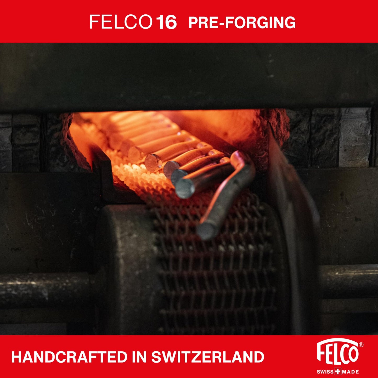 FELCO 16 bypass secateurs for left-handed medium-sized hands, 42 mm hardened steel blade, forged aluminum handles, cut up to 20 mm, ergonomic, Swiss Made