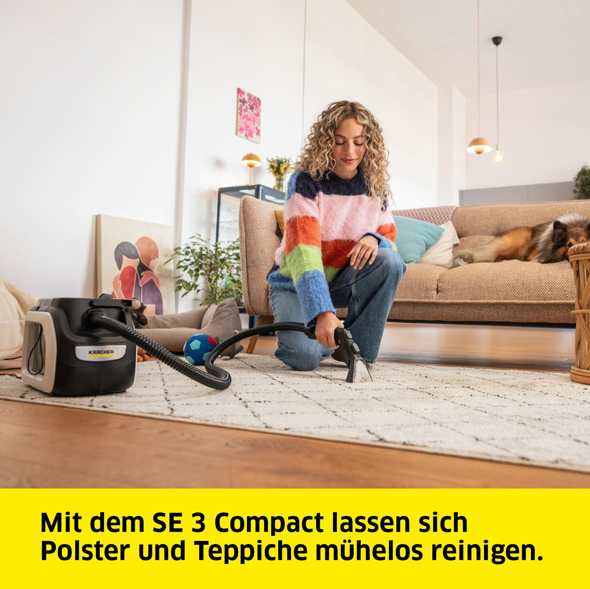 KÄRCHER Wash Vacuum Cleaner SE 3 Compact, White - 1.081-530.0