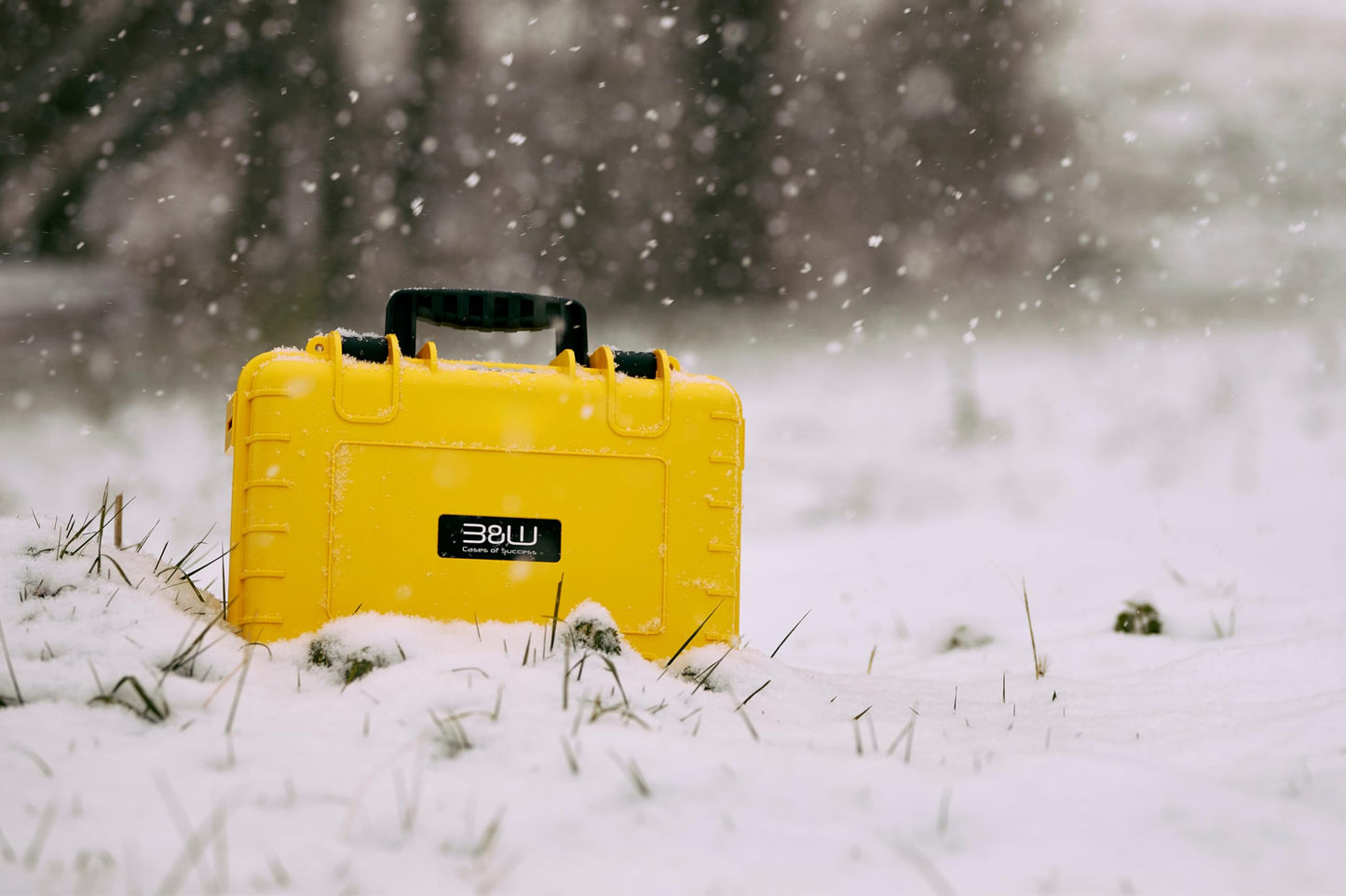 B&W International transport case Outdoor 3000 (PP.117) yellow - empty case - waterproof (IP67), dustproof, impact-resistant, extremely robust - 3000/Y