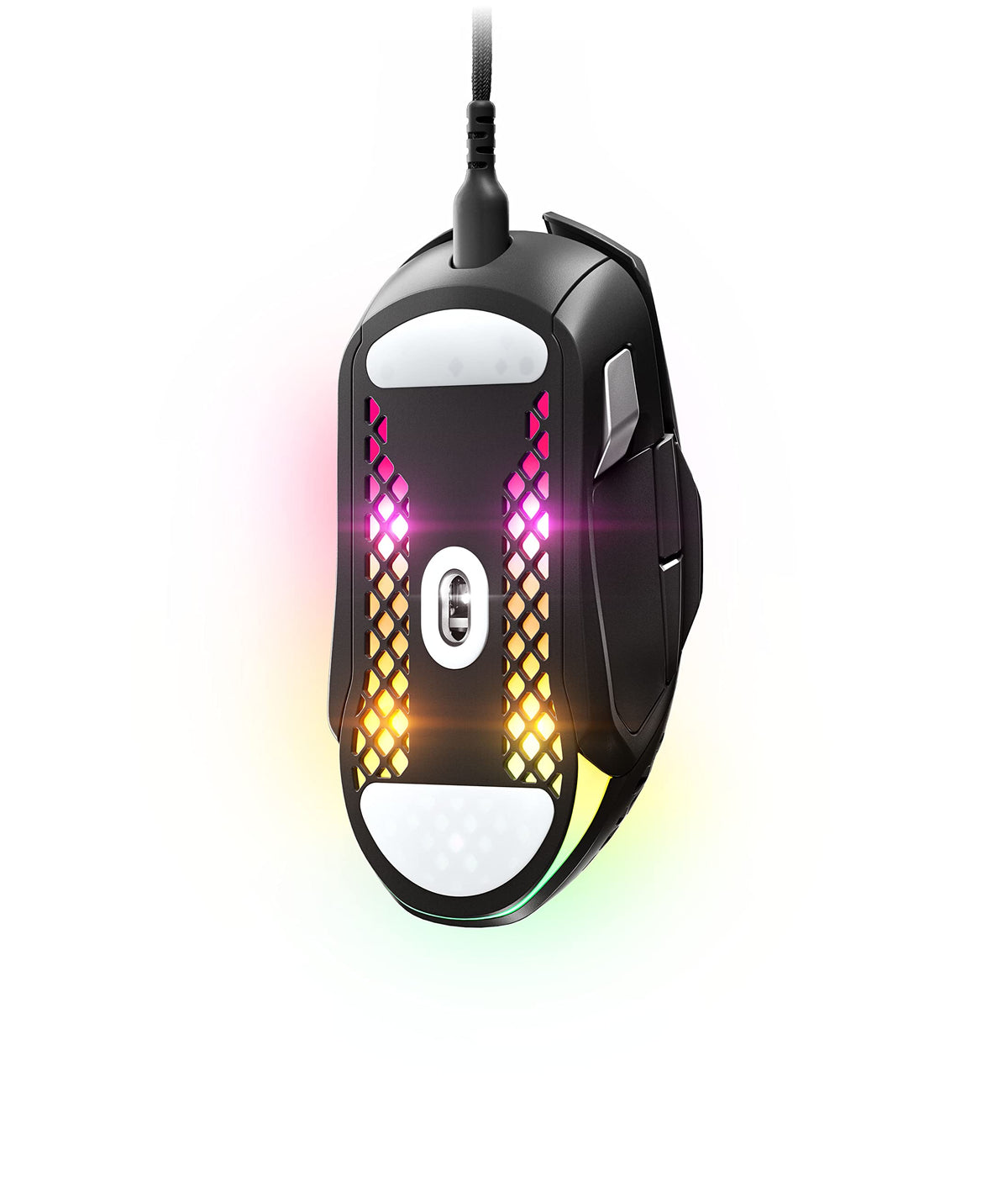 SteelSeries Aerox 5 - Mouse de gaming RGB cu deschideri pe suprafață - Ușoară ca o pană și rezistentă la apă - Senzor optic TrueMove Air cu 18.000 DPI - 62401
