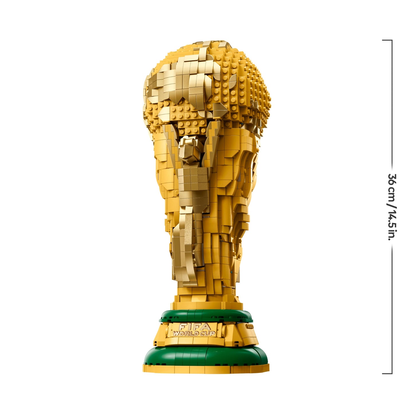 LEGO Editions Sports Official FIFA World Cup Cup - 3D DIY model with collectible minifigure - football gift for boys and girls aged 12 and over and adult fans - 43020