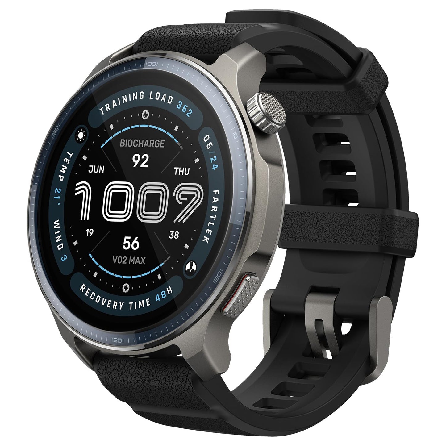 Amazfit Balance 2 Smartwatch 47mm 1.5'' AMOLED Sapphire Glass, offline maps, dual-band GPS, 21 days battery life, 170+ sports modes, HYROX & golf mode, heart rate & sleep tracking for Android & iPhone