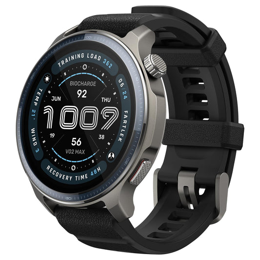 Amazfit Balance 2 Smartwatch 47mm 1.5'' AMOLED Sapphire Glass, offline maps, dual-band GPS, 21 days battery life, 170+ sports modes, HYROX & golf mode, heart rate & sleep tracking for Android & iPhone